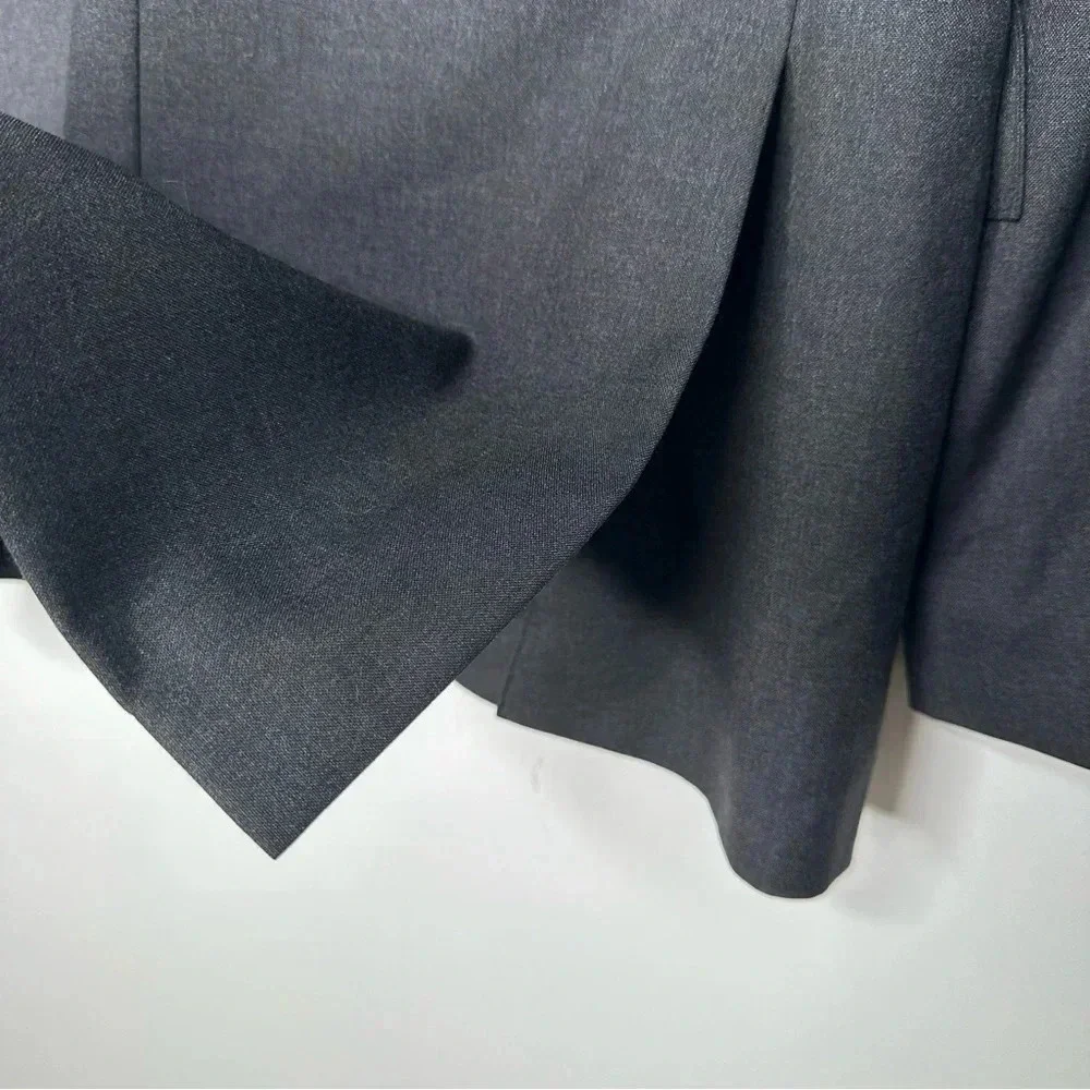 J. Crew Grey Ludlow Italian Super 120’s Wool Two Button Blazer Sport Coat 36R